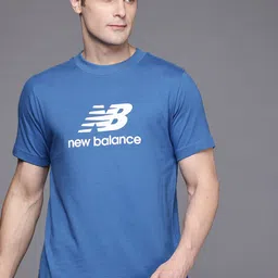 New Balance Men Brand Logo Sport Essentials Pure Cotton T-shirt-picture-18