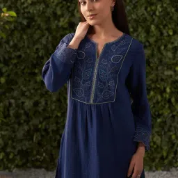 Lakshita Navy Kurta image 5