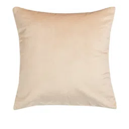 WISE HOME Cream-Coloured Set of 5 Velvet Rectangle Cushion Covers image 2