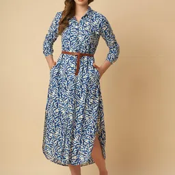 Chemistry Women Abstract Printed Viscose Shirt Dress-picture-39