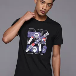 HRX by Hrithik Roshan Men Printed Lifestyle T-shirt image 1