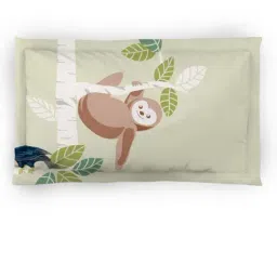 DDecor Printed Green 136 TC Cotton Single Bedding Set image 4