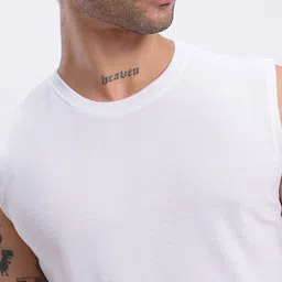 glitchez Modern Elegance Regular Fit Vest-Style T-shirt image 4