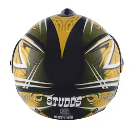 Studds MARSHALL D3 DECOR BLACK (570 mm) Medium Open Face Helmet, D3 BLACK N5 image 4