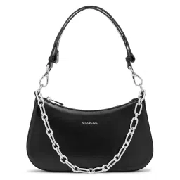 MIRAGGIO Madeline Shoulder Bag Black-image-0