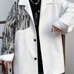 HERE&NOW Men Colourblocked Woven Jacket-picture-40