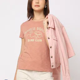 GAP Typography Printed Round Neck T-shirt-image-7