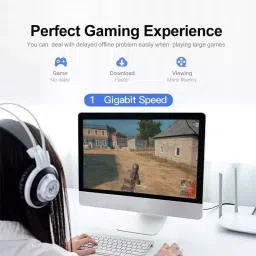 FEDUS Flat RJ45 Cat6 Ethernet Cable ‎Yellow 10 m image 5