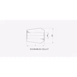 Trumil E Type Schaublin 5-20 mm Bore Size Spring Steel Collet image 2
