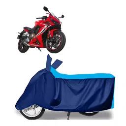 Auto Pearl Two Wheeler Cover for Honda CBR 650F - Cyan, Blue-picture-15
