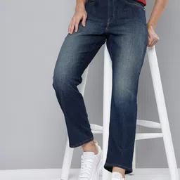 Levis Women 724 Straight Fit High-Rise Heavy Fade Stretchable Jeans-image-42