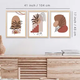 walllane Modern Wall Art With Frame Home Decor Wall Painting For Living Room Office Bedroom image 4