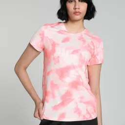 Puma Pink Printed Sports T-Shirt-picture-39