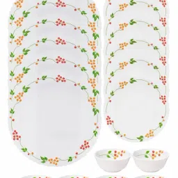 Cello Opal Glass Dinner Set of 18pcs CEL-DAZ-DS18-SECGAR-N image 2