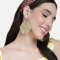 DressBerry Alloy Circular Drop Earrings-picture-14