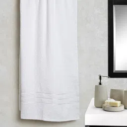 BOMBAY DYEING White Cotton 350 GSM Bath Towel-image-28