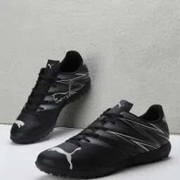 Puma Men's ATTACANTO TT Black Football Shoes-picture-15