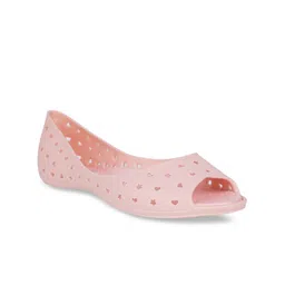 Sandak by Bata Women Pink Solid Plastic Ballerinas-picture-19