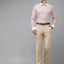 Van Heusen Men Slim Fit Formal Trousers image 2