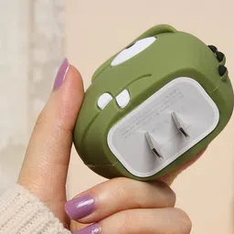 AUGEN Unisex Quirky 3D Design Silicone Protective Case for 20W iPhone USB-C Power image 3