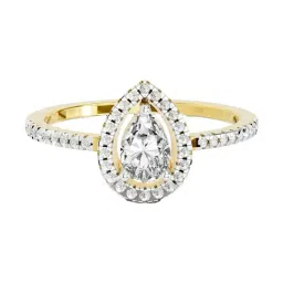 Sparkles Lab Grown Diamond 14k (585) Yellow Gold Ring for Women-picture-23