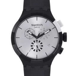 Swatch Men Grey Water Resistant Analogue Watch SB02B404-picture-14