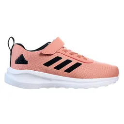 Adidas Kids Sports Shoes With Velcro Closure - Black & Light Red-image-86