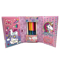 Azhari 3 in 1 Coloring Book for Kids with 60 Sheet Pads Filled With Creative Colouring designs, 8 Colouring Pencil Art and Craft Drawing Color Book Set for Kids- Design & Print May Vary-image-34