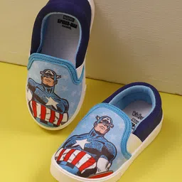 Kidsville Marvel Featuring Captain America Designed Shoes - Blue-image-92