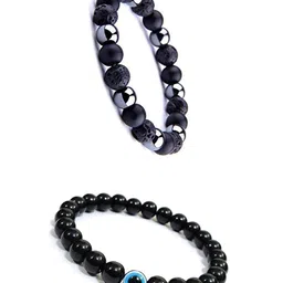 ARDLOR Set Of 2 Artificial Beaded Elasticated Bracelet-picture-26