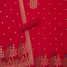 Soch Ethnic Motifs Printed Unstitched Dress Material image 2