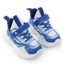 Pine Kids Sneaker with Lace up & Velcro Closure - Blue image 2