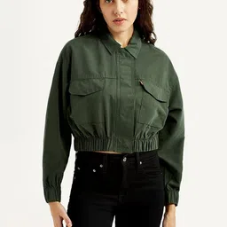 Levis Women Lightweight Crop Bomber Jacket-picture-35