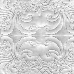 LABHAM Sensation White Quilted 300 GSM Double King Bed Cover image 3