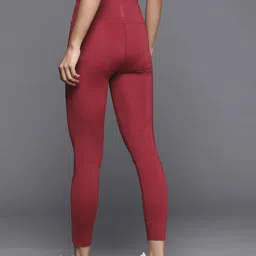 UNDER ARMOUR Women Maroon UA Fly Fast Ankle Tights image 4