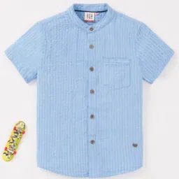 Ed-a-Mamma Kids Blue Striped Shirt-picture-11