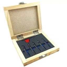 A.D INTERNATIONAL Indexable Turning Tool Set 10 mm Square Shank with TCMT16T304 Carbide Cutting Tool Bit in Fitted Box for Lathe Metalworking Machine Tools, C6-RGBO-DHFI (Pack of 5) image 4