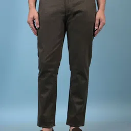 Crimsoune Club Men Slim Fit Chinos Trousers-image-79