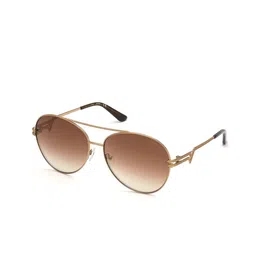GUESS Women Aviator Sunglasses with UV Protected Lens GU7753 64 28U-picture-35