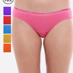 Bodycare Women Pack of 6 Assorted Bikini Briefs 45C-6PCS image 1