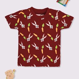 YK X Minute Mirth Boys Bugs Bunny Printed Pure Cotton T-shirt-picture-5