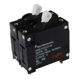 TE CONNECTIVITY CIRCUIT BREAKER, HYDROMAGNETIC, 2P, 277V, 20A, W68-X2Q12-20-picture-44