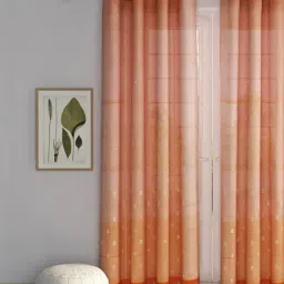 Fabindia Home Eesha Rust Orange Cotton 7 ft Door Curtain-picture-10