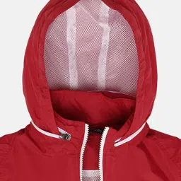 Allen Solly Junior Boys Red Solid Jacket image 4