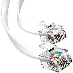 FEDUS RJ6060 Telephone Landline Extension Cord Cable White 90 m-picture-18