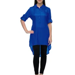 PATRORNA Blue Regular Fit Kurti-picture-22