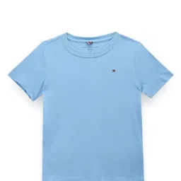 Tommy Hilfiger Kids Blue Cotton Regular Fit T-Shirt-image-45