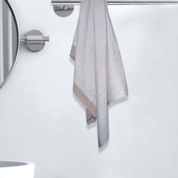 Myntra Elegant Homes Grey & White 2 Pieces Striped Cotton 150 GSM Bath Towel-picture-44