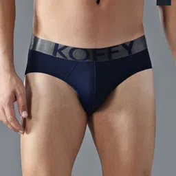 KOFFY Pack Of 2 Men Basic Briefs KOFFY_KI51_NB_BLK_2PC-image-87