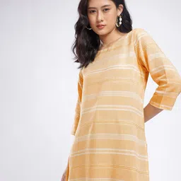 Anouk Rustic Striped Straight Kurta-picture-20